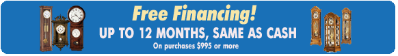 Free Financing at Keil's Clock Shop in Belleville, Illinois